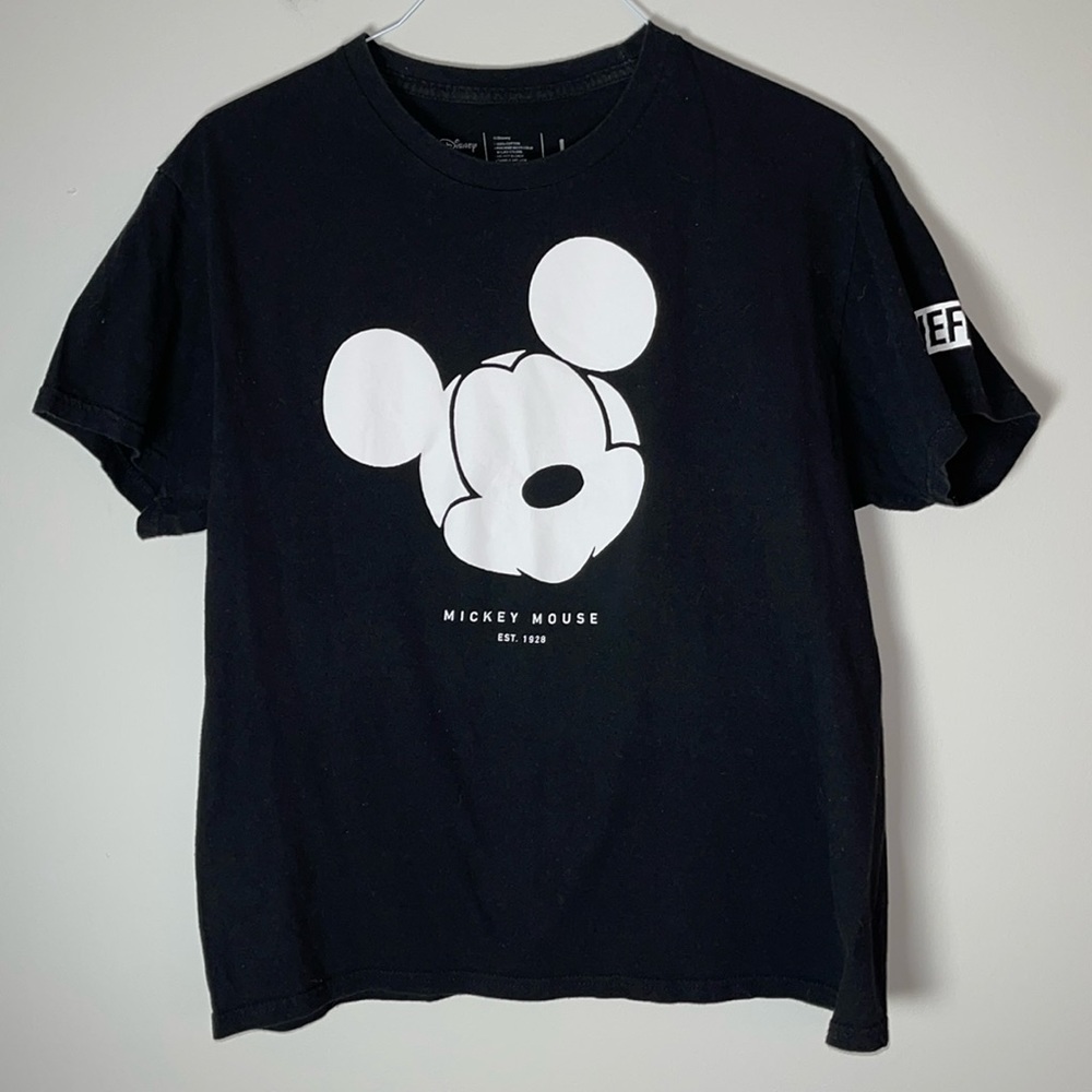 Disney NEFF Mickey Mouse Black Large Shirt